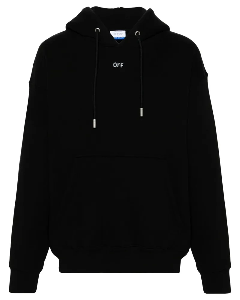 OFF-WHITE Hoodie aus Bio-Baumwolle - Schwarz Schwarz