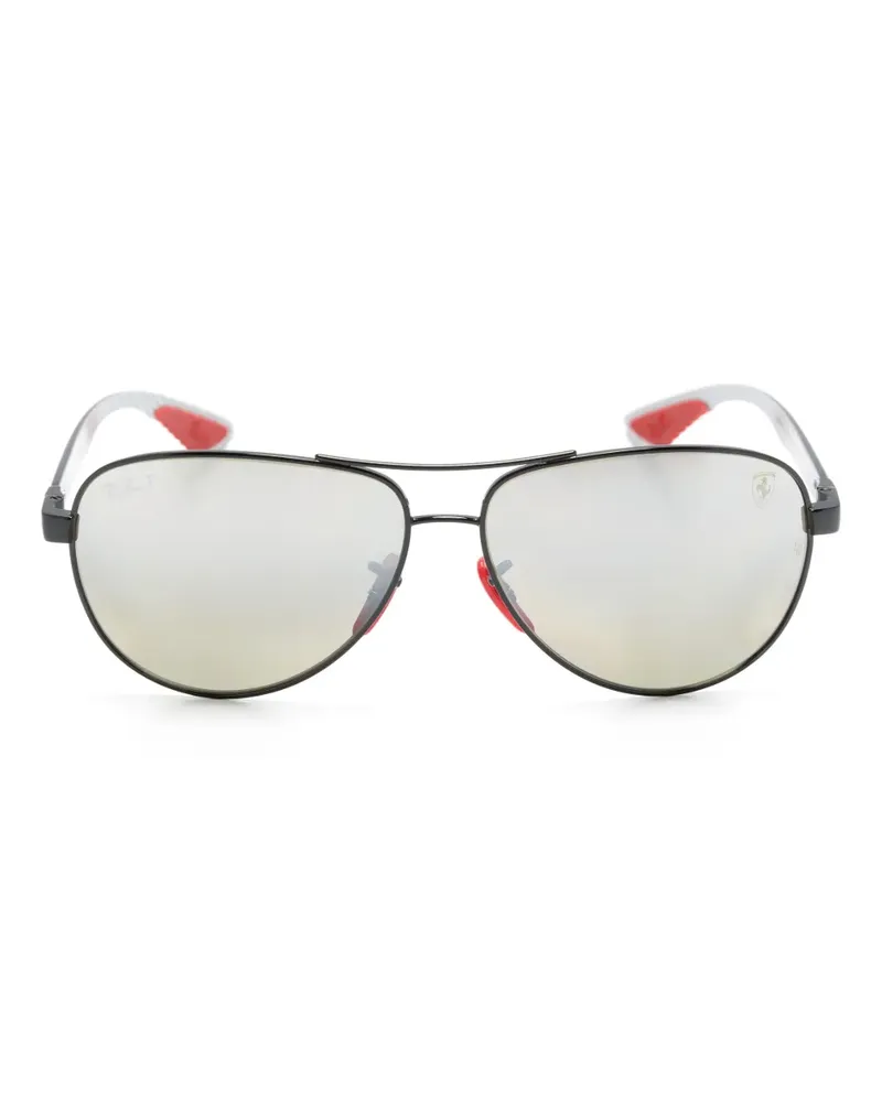 Ray Ban Getönte Pilotenbrille - Schwarz Schwarz