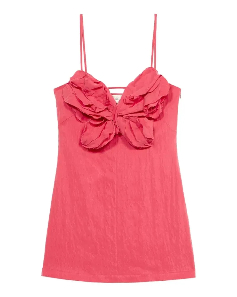 Blumarine Kleid mit Applikationen - Rosa Rosa