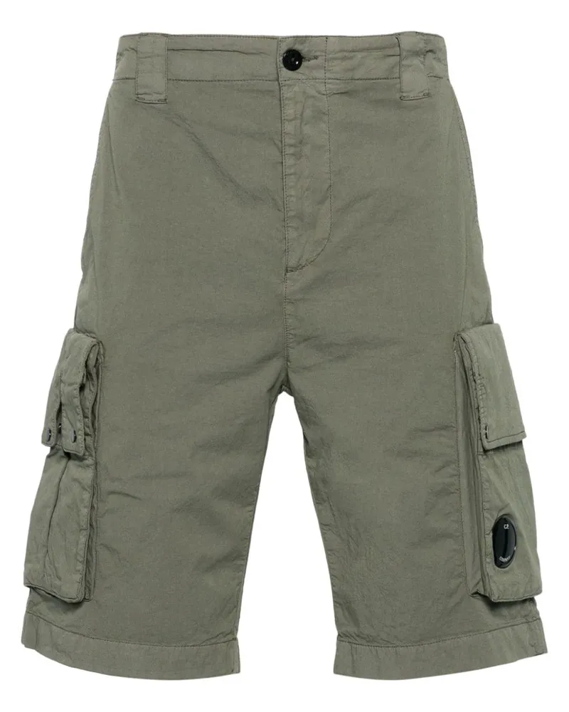 C.P. Company Cargo-Shorts mit Linsen-Detail Grün