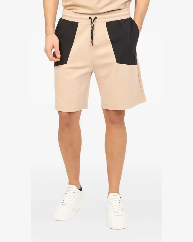 HUGO BOSS Joggingshorts mit Kontrasteinsätzen - Nude Nude