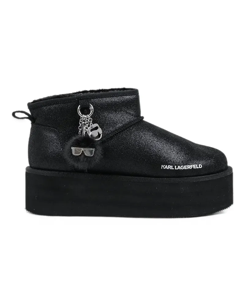 Karl Lagerfeld Ikon NFT thermo low boots - Schwarz Schwarz