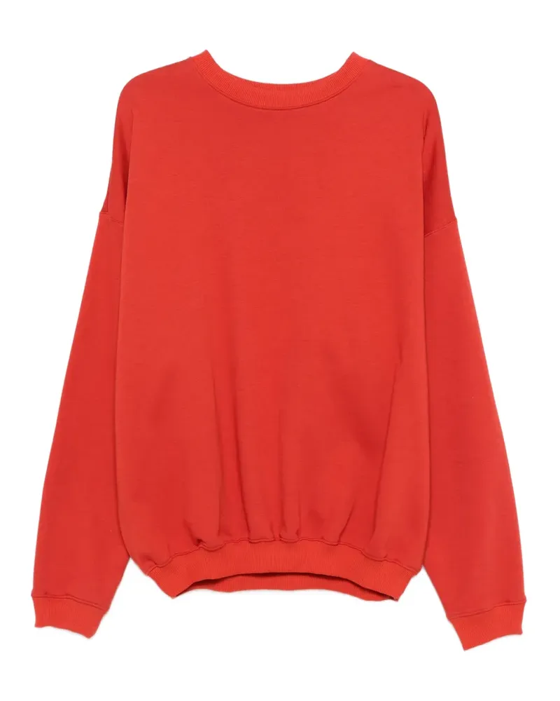 Magda Butrym Sweatshirt mit Rundhalsausschnitt - Rot Rot