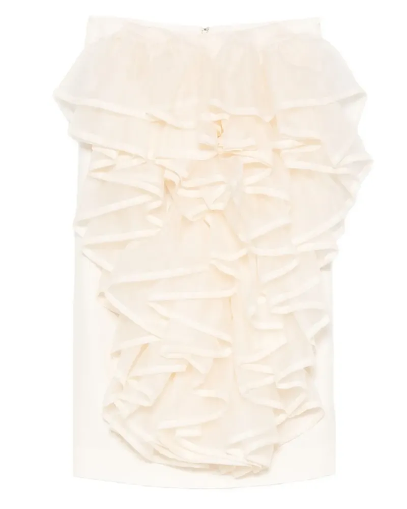 Viktor & Rolf Rock mit Rüschendetail - Nude Nude