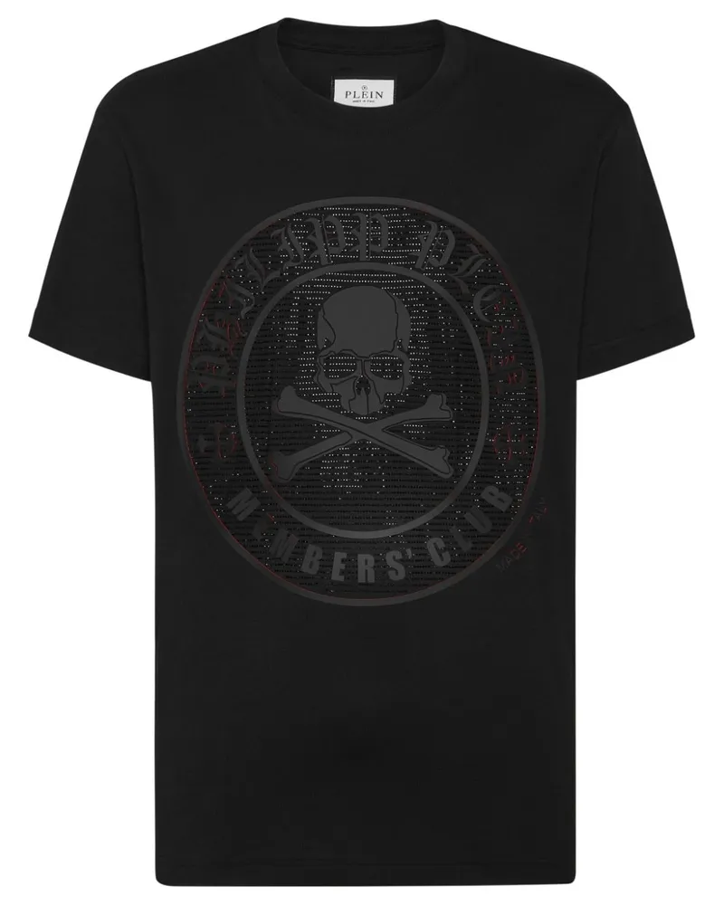 Philipp Plein Skull&Bones T-Shirt - Schwarz Schwarz