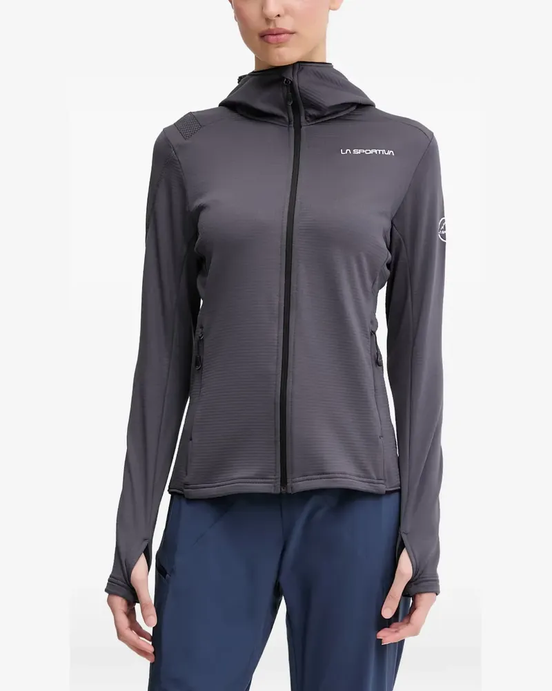 La Sportiva Chill Thermal Hoodie mit Logo-Print - Grau Grau