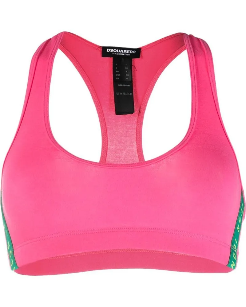 Dsquared2 Icon Bikinioberteil - Rosa Rosa
