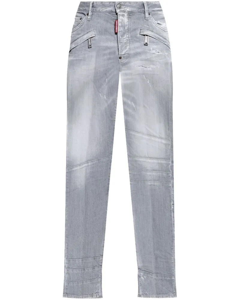 Dsquared2 Jeans im Distressed-Look - Grau Grau