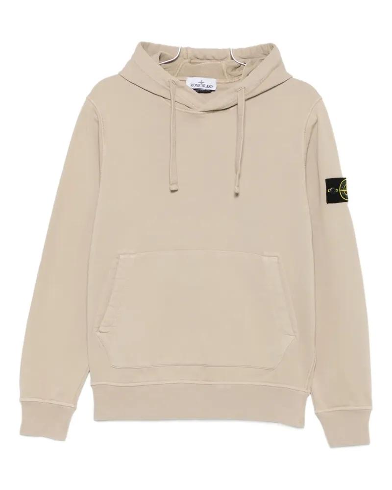 Stone Island Hoodie mit Kompass - Nude Nude