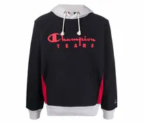 Hoodie mit Logo-Print - Schwarz