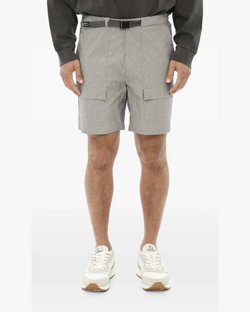 Woolrich belted ripstop shorts - Grau Grau
