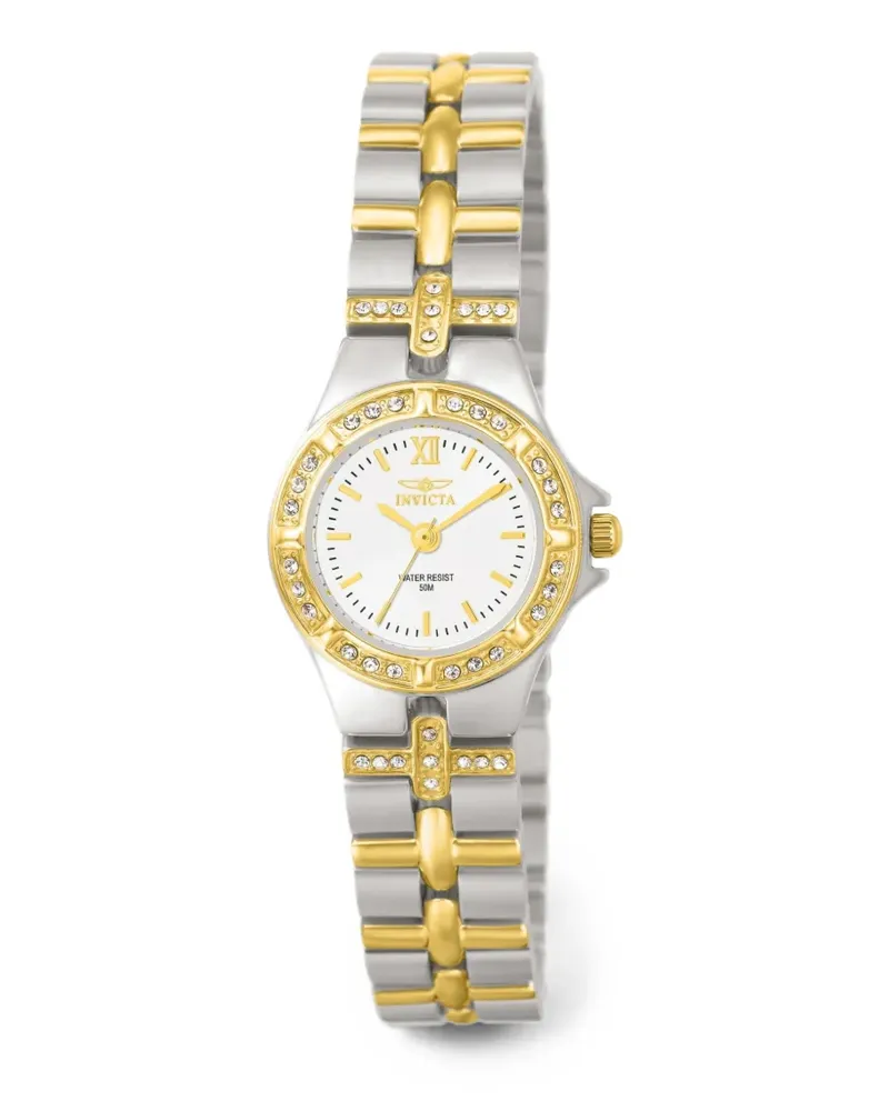 Invicta Wildflower crystal-embellished 21.5mm watch - Weiß Weiß