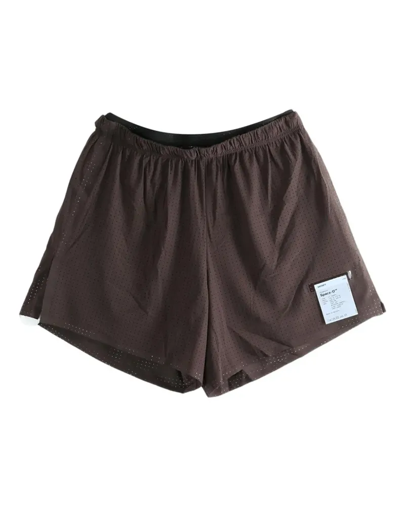 Satisfy perforated drawstring shorts - Braun Braun