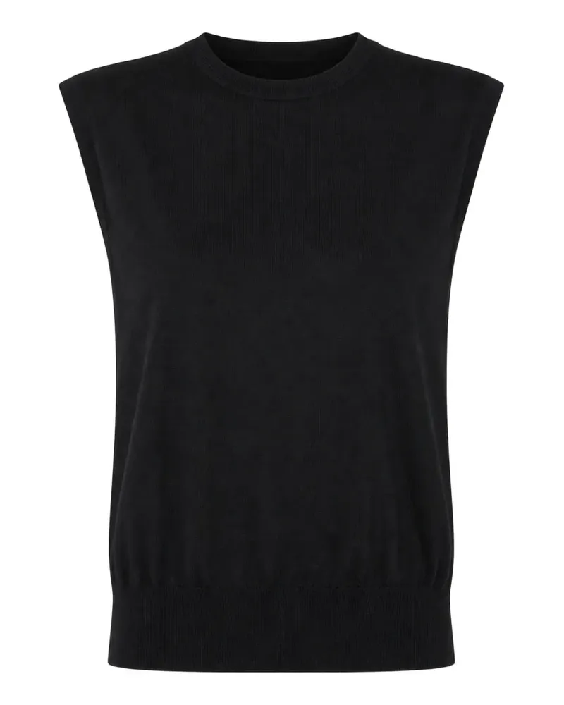 The Row Essential sleeveless sweater - Schwarz Schwarz