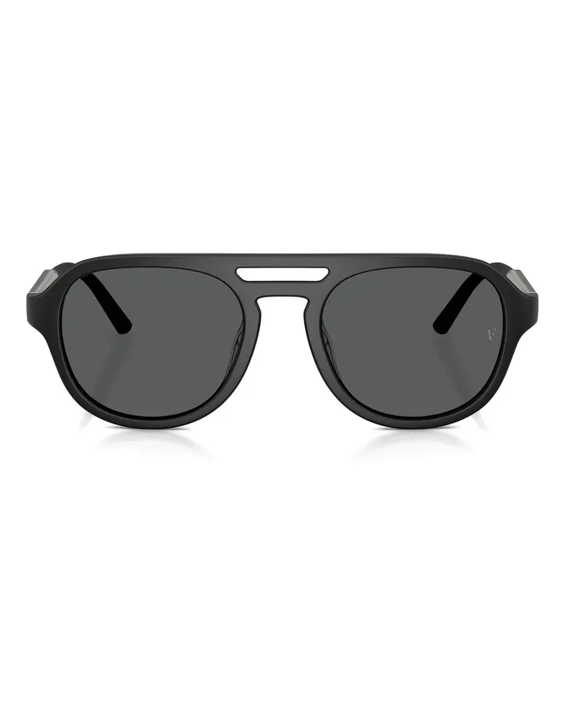 Oliver Peoples Sonnenbrille aus Metall - Schwarz Schwarz