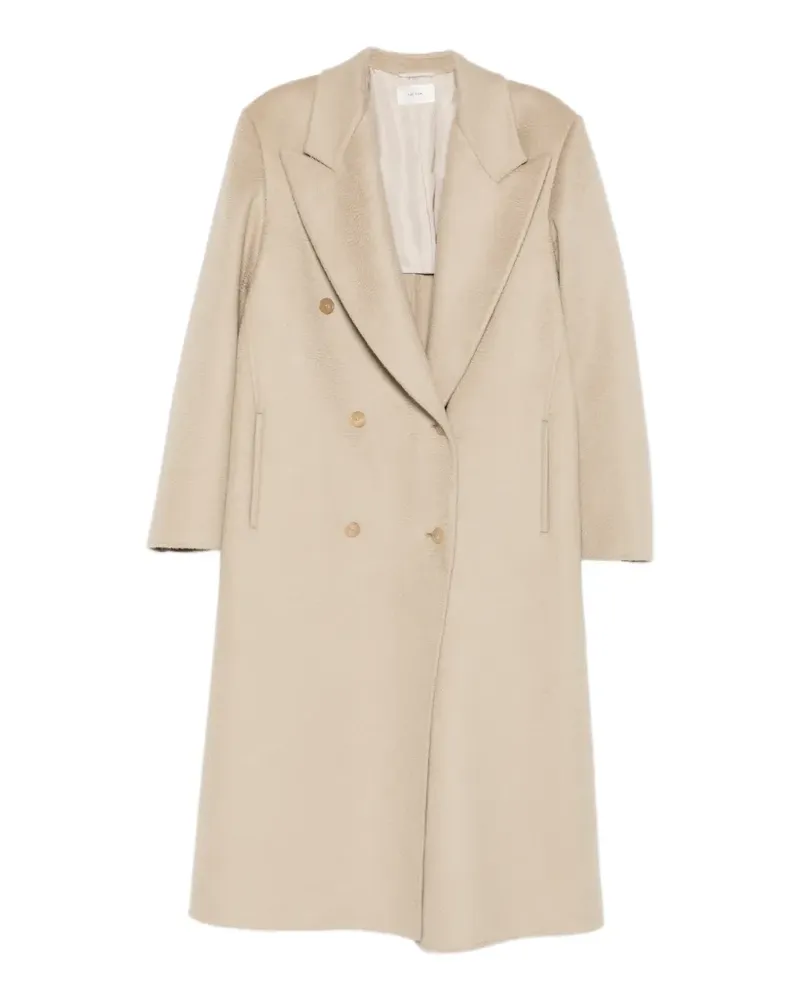 The Row Hariet double-breasted coat - Nude Nude