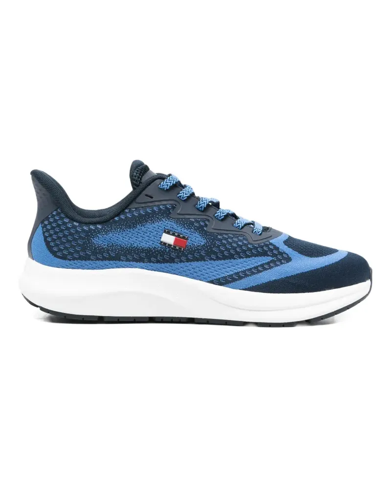Tommy Hilfiger Sneakers mit Logo-Schild - Blau Blau
