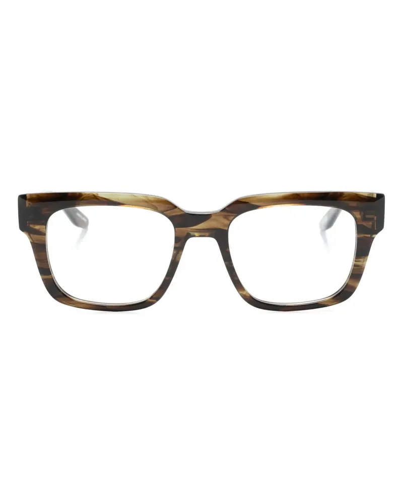 Barton Perreira Eckige Zander Brille - Braun Braun