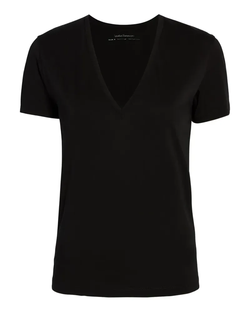 Another Tomorrow V-neck T-shirt - Schwarz Schwarz