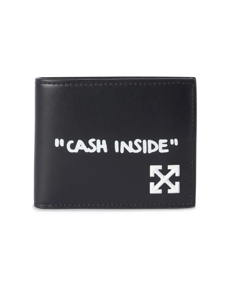 OFF-WHITE Jitney Quote Portemonnaie - Schwarz Schwarz