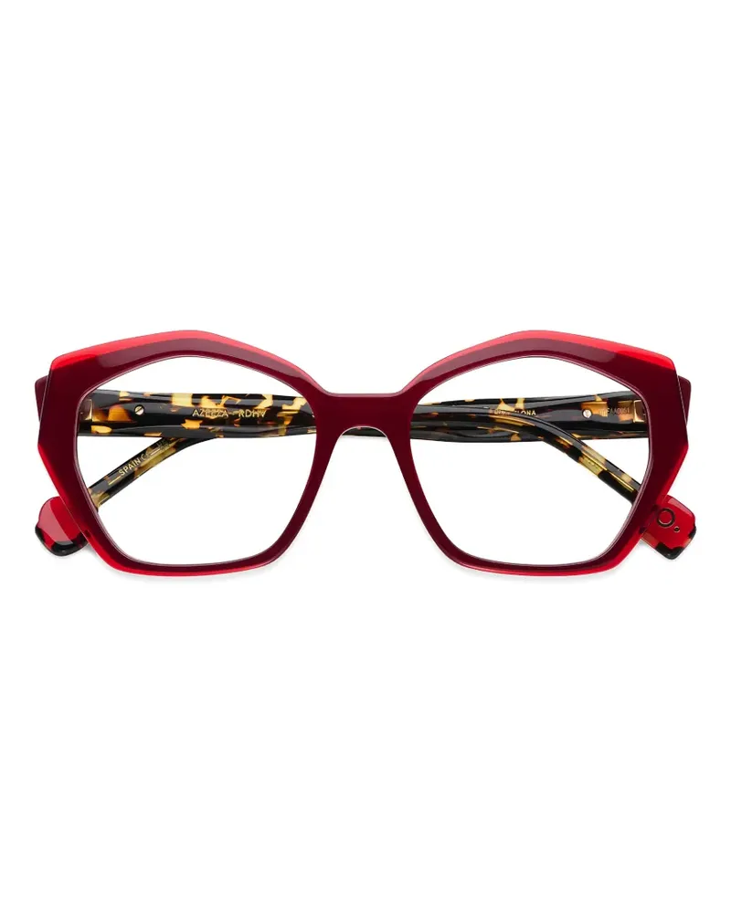 Etnia Barcelona Azeeza Brille mit geometrischem Gestell - Rot Rot