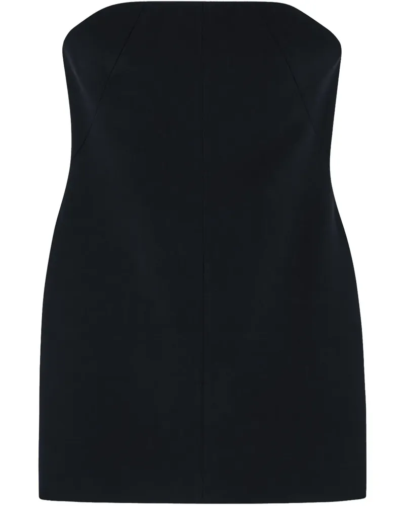 16ARLINGTON Stell Krepp-Minikleid - Schwarz Schwarz