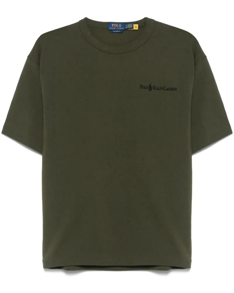Ralph Lauren T-Shirt mit Logo-Stickerei - Grün Grün