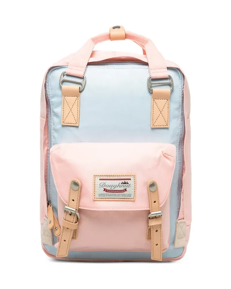 DOUGHNUT Zweifarbiger Rucksack mit Schnalle - Rosa Rosa