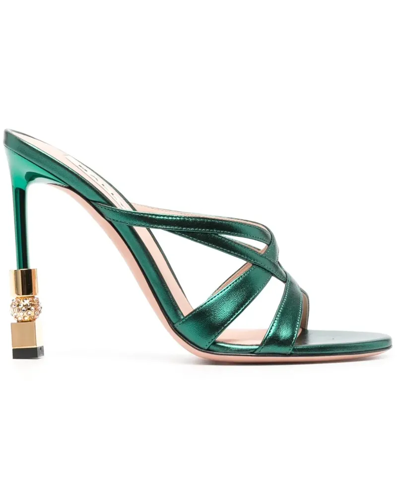 Bally Sandalen mit Kristallen - Grün Grün