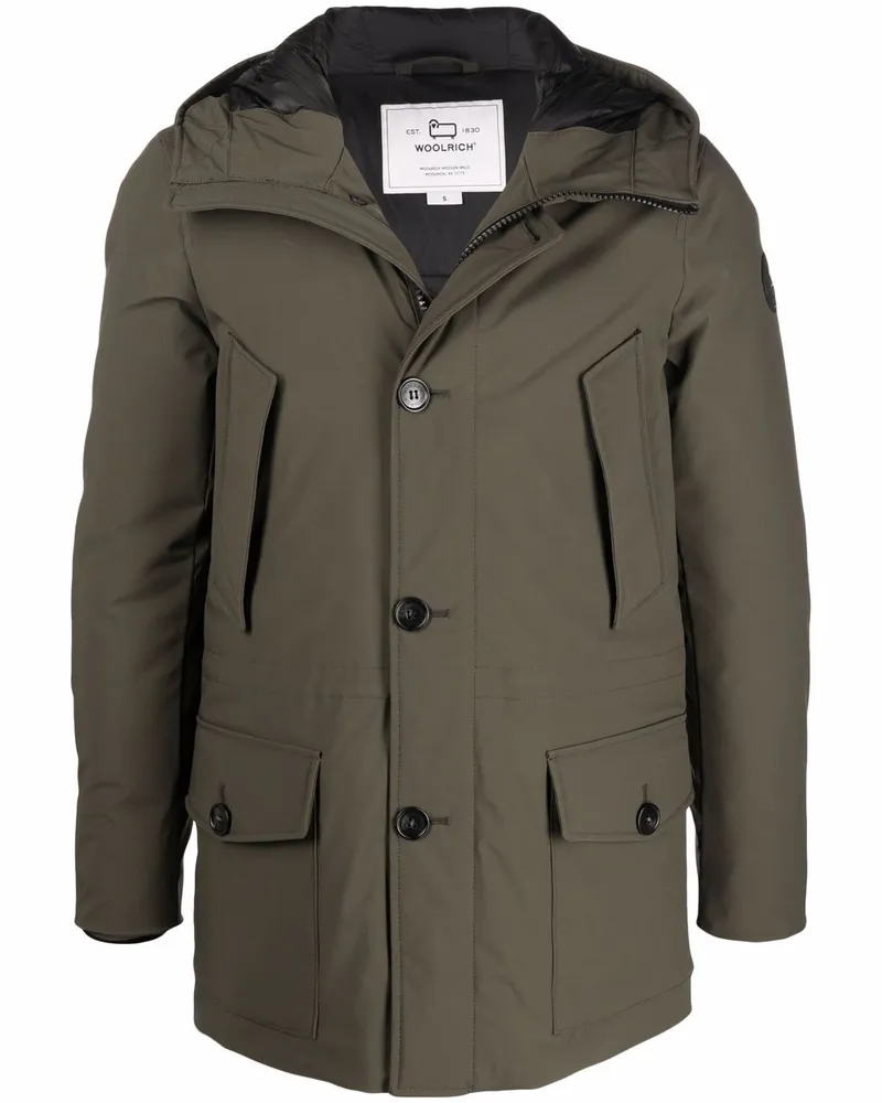 Woolrich Arctic Parka mit Logo-Patch - Grün Grün