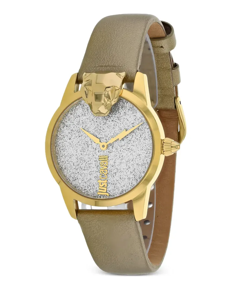 Just Cavalli Animalier Armbanduhr 32mm - Silber Silber