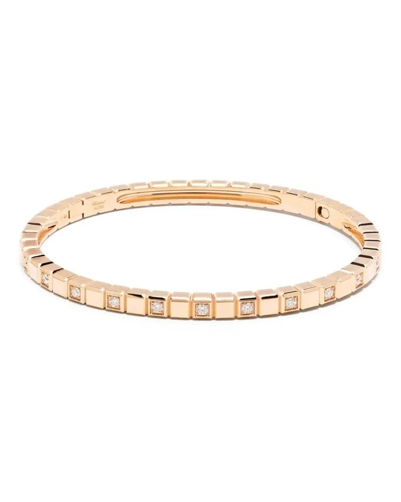 Chopard 18kt Ice Cube Rotgoldarmreif mit Diamanten - Rosa Rosa