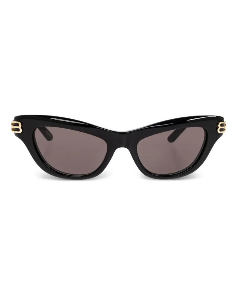 Balenciaga Sonnenbrille mit Cat-Eye-Gestell - Schwarz Schwarz
