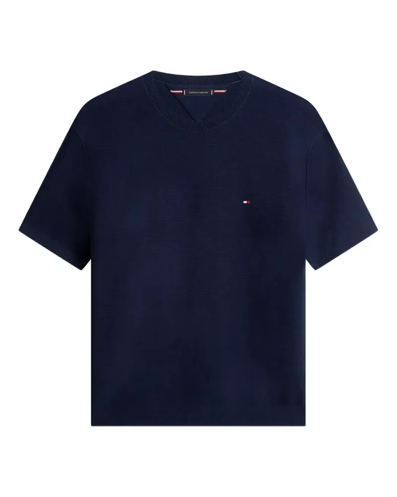 Tommy Hilfiger logo-detail t-shirt - Blau Blau