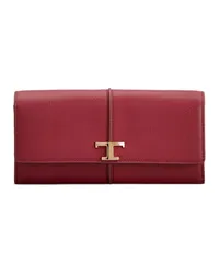 TOD'S Timeless Portemonnaie Rot