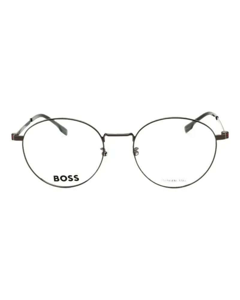 HUGO BOSS round-frame glasses - Grau Grau