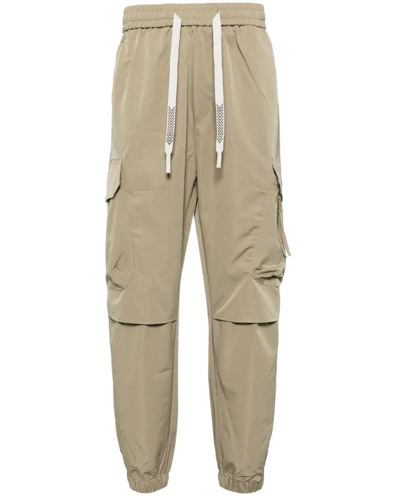 Ground Zero Cargohose mit Knitteroptik - Braun Braun