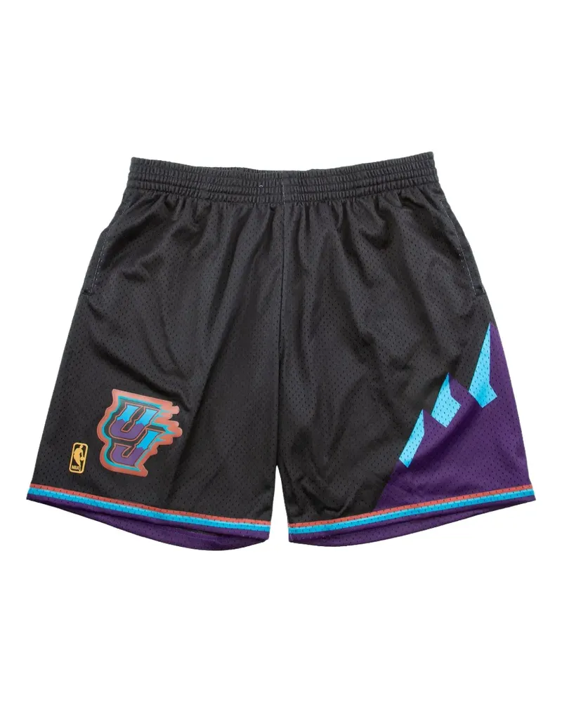 Mitchell & Ness NBA Reload Swingman Shorts - Schwarz Schwarz