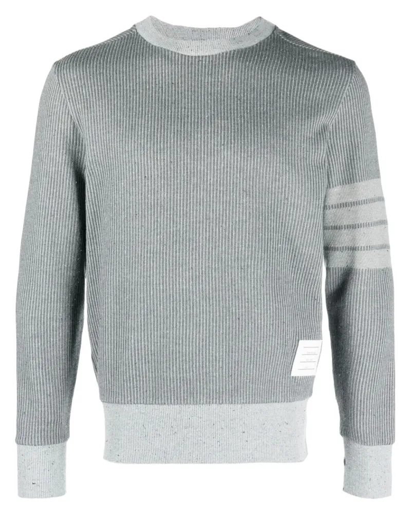 Thom Browne Sweatshirt mit Streifen Grau