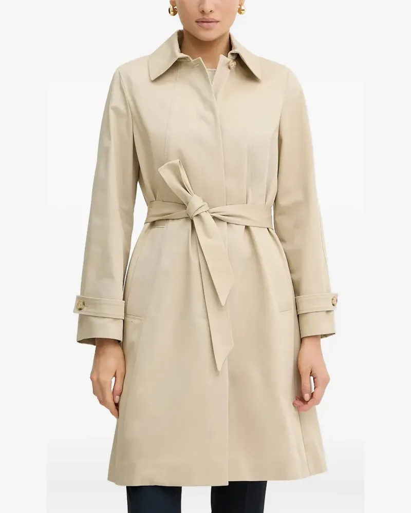 HUGO BOSS Trenchcoat mit Gürtel - Nude Nude