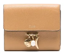 Portemonnaie mit Anhänger - Braun