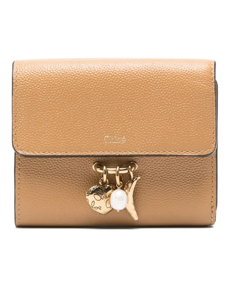 Chloé Portemonnaie mit Anhänger - Braun Braun