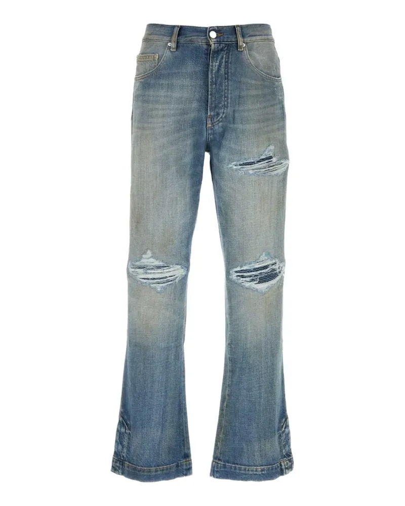 Amiri Schlagjeans im Distressed-Look - Blau Blau