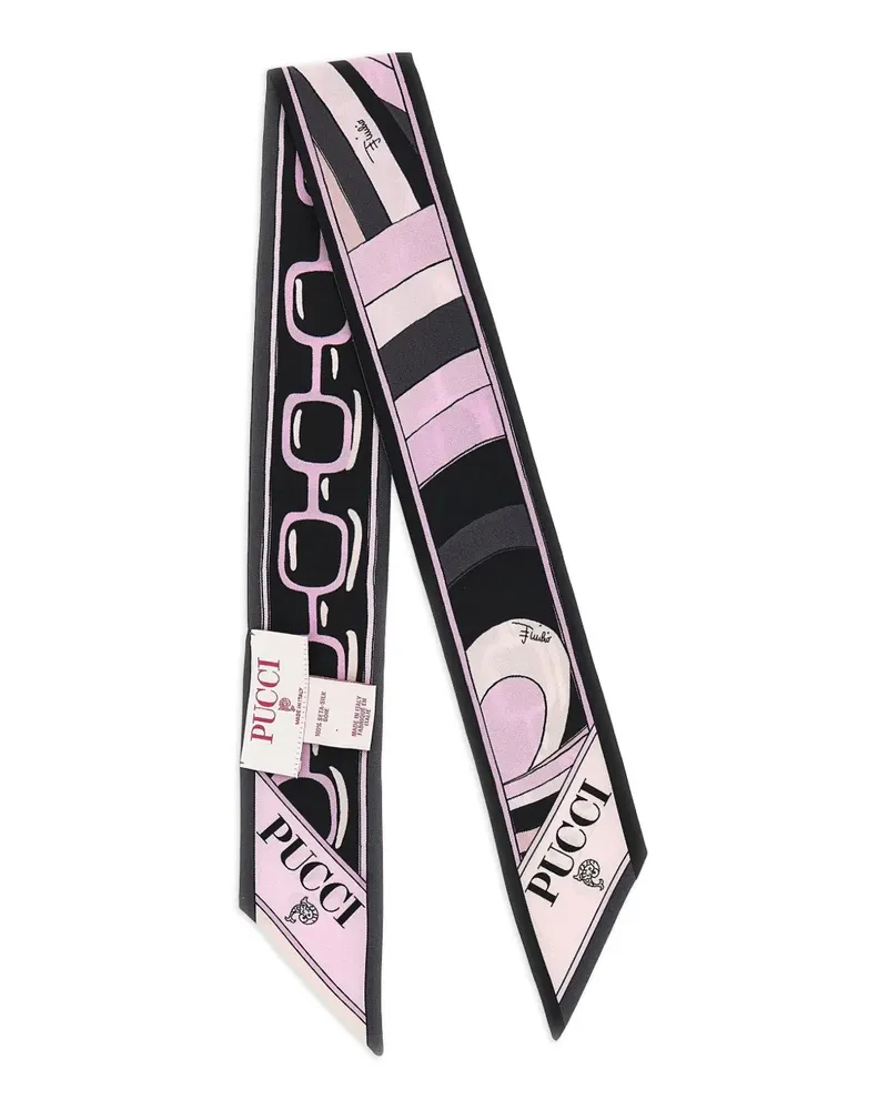 Emilio Pucci Seidenschal mit Print - Rosa Rosa