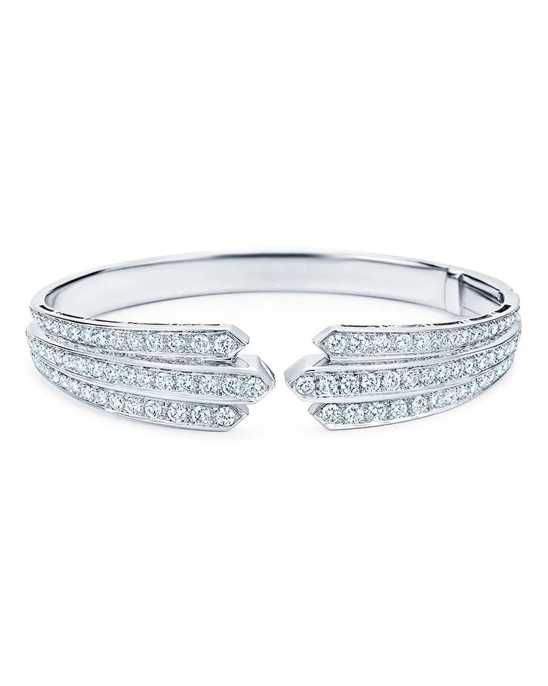 KWIAT 18kt Cascade Weißgoldarmspange mit Diamanten - Silber Silber