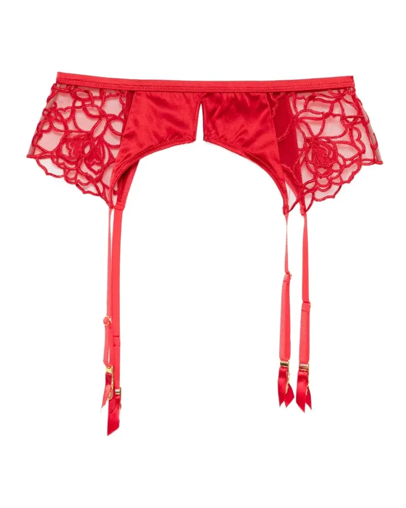 Kiki De Montparnasse Petite Chou Strumpfhalter - Rot Rot