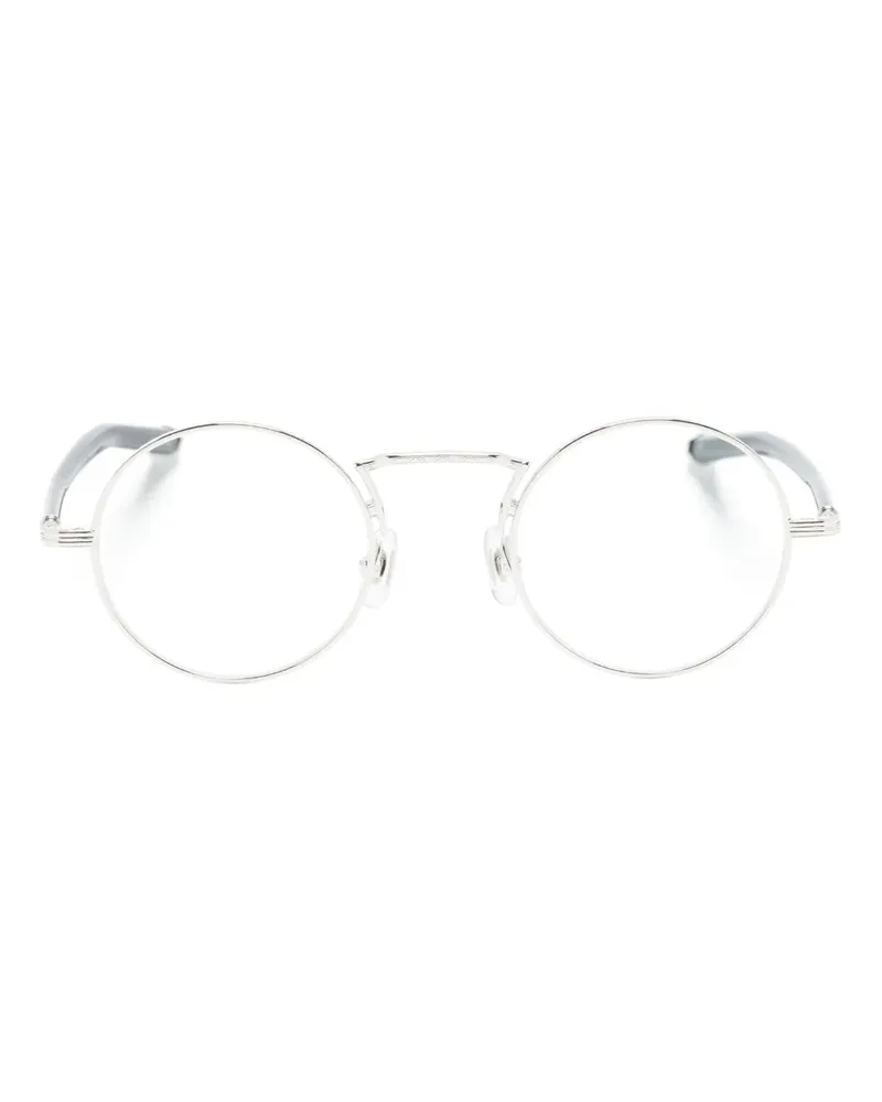 MATSUDA Brille mit rundem Gestell - Silber Silber