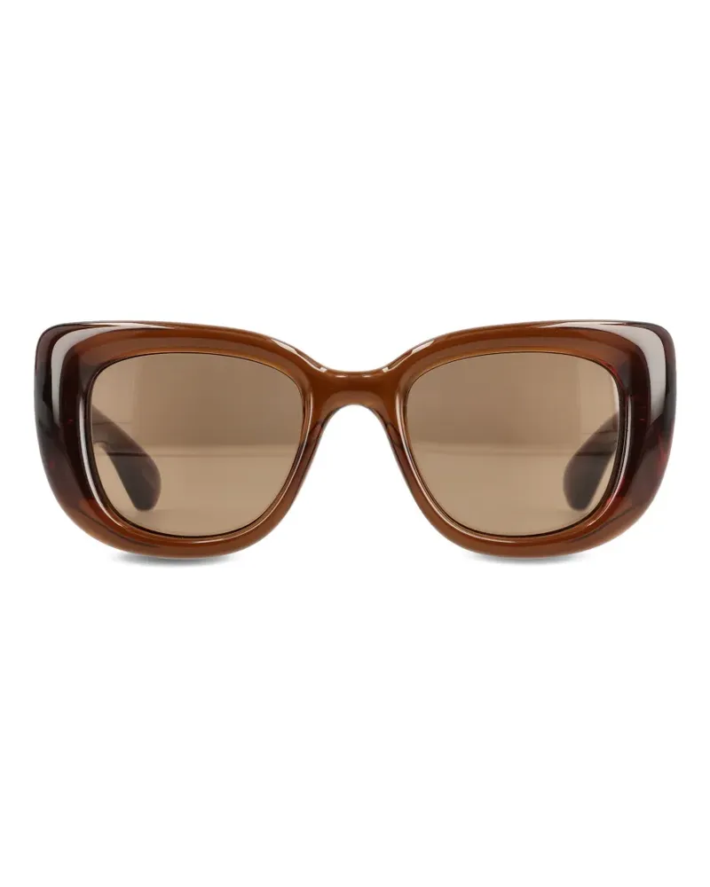 Saint Laurent 903 Howl Sonnenbrille mit Logo - Braun Braun