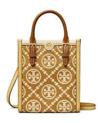 Tory Burch Handtasche mit Monogrammmuster Blau