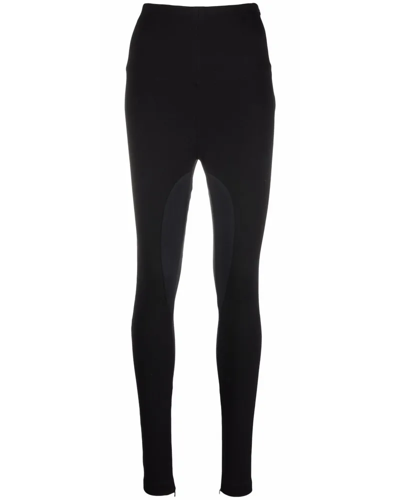 Philipp Plein Leggings mit hohem Bund - Schwarz Schwarz